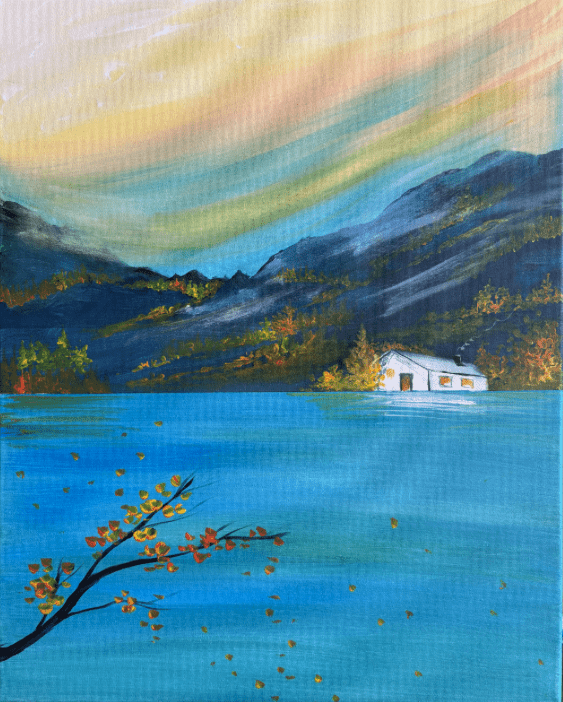 Paint Night At The Canadian Brewhouse, Mississauga - Oct 20th, 2026 "Emerald Whispers" - Image 1