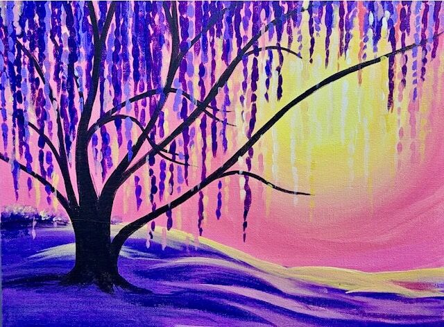 Willow Dream Paint Night At The Canadian Brewhouse, Mississauga - Sept 22nd, 2026 "Willow Dream" - Image 1