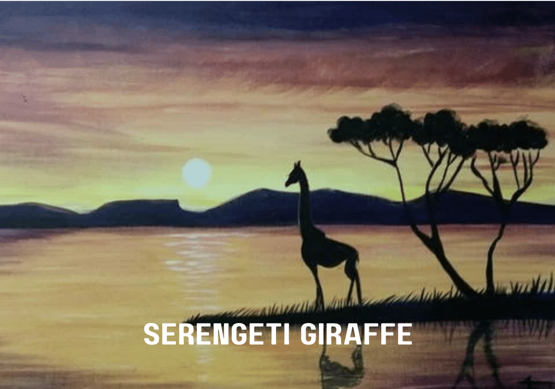 Paint Night At Bobby O’Brien’s, Kitchener – May 13th, 2026 "Serengeti Giraffe" - Image 1