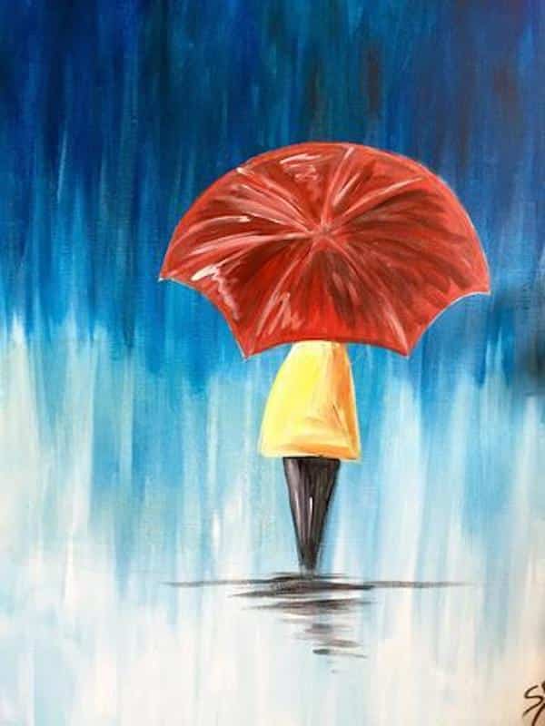 Paint Night at Shoeless Joe's, Guelph - May 26th, 2026 "Singing In The Rain" - Image 1