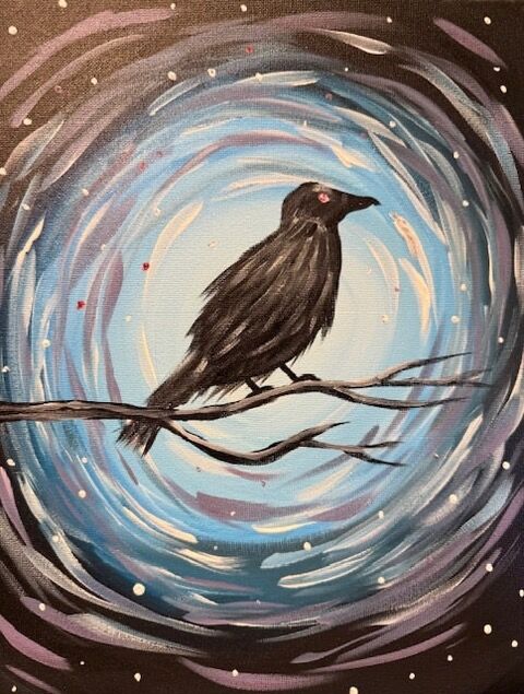 Paint Night At Malt & Barley, Kitchener - May 25th, 2026 "Raven's Claw" - Image 1