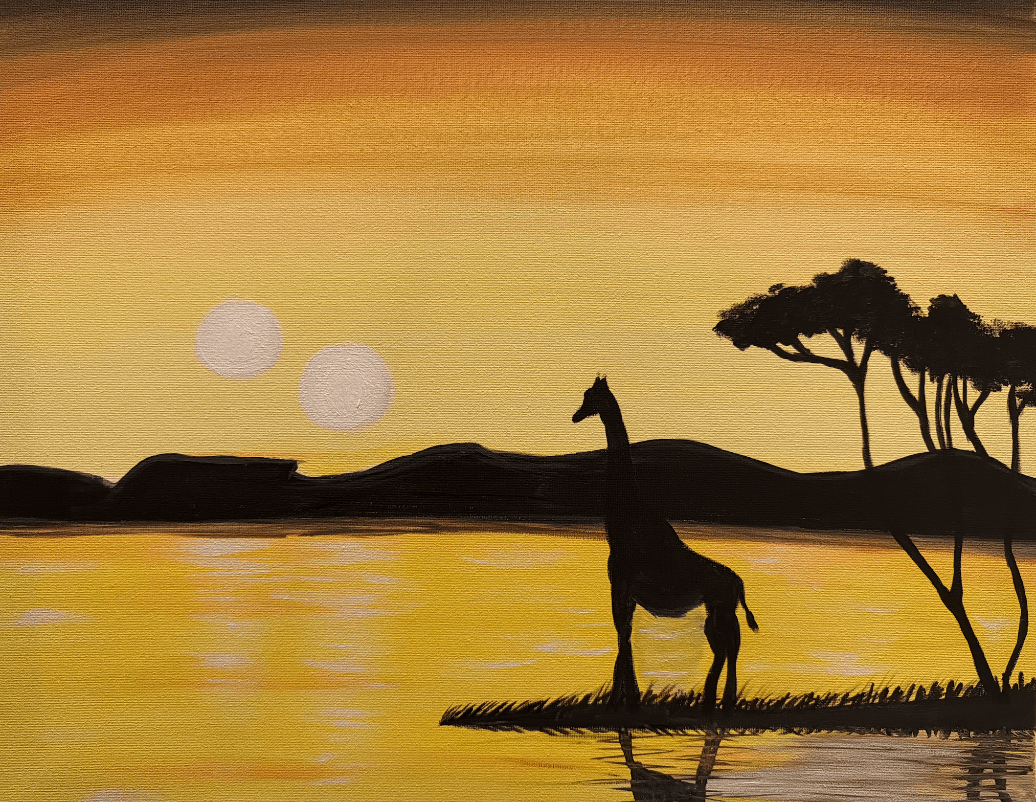 Paint Night at Wild Wing Eastview, Guelph on May 4th, 2026 "Serengeti Giraffe - May 4th Themed" - Image 1
